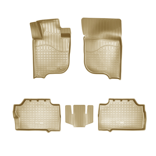 Ковры в салон Norplast/Unidec для Mitsubishi Pajero Sport III (2015-)Полиуретан,Бежевый,5 штук арт.NPA11-C59-703-B