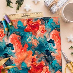 Ткань премиум флис магические колебания