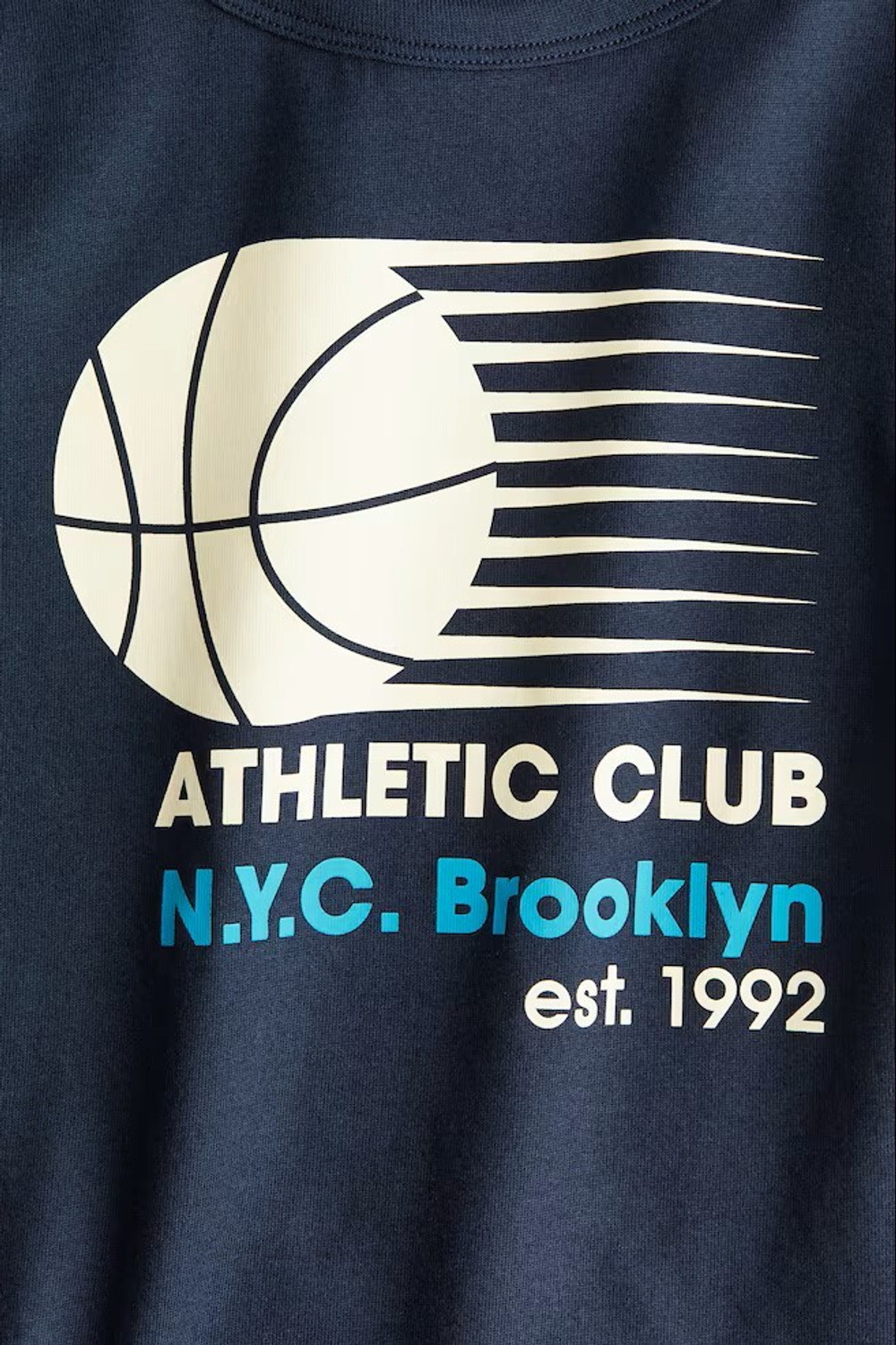 H&M Хлопковая футблка, синий