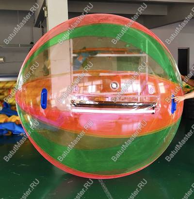 Водный шар ПВХ «Розово-зеленый», 2*2*2 м