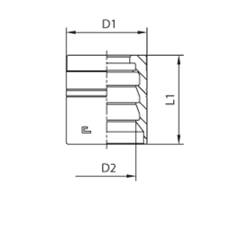 Муфта DN 12 2SN с зачисткой NEW