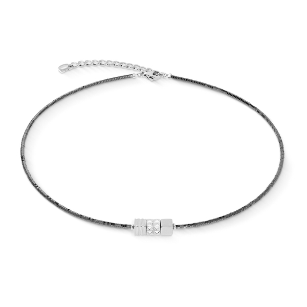 Колье Coeur de Lion Anthracite-Silver 2040/10-1224