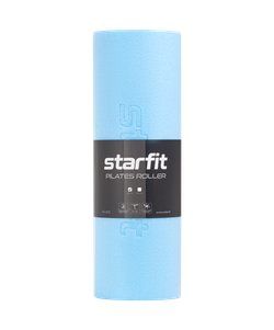 Ролик для йоги и пилатеса FA-501, 15x45 см, синий пастель