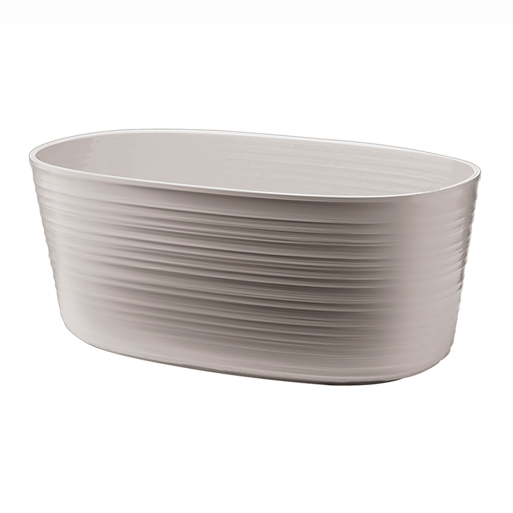 Кашпо для комнатных растений малое tierra, серо-бежевое