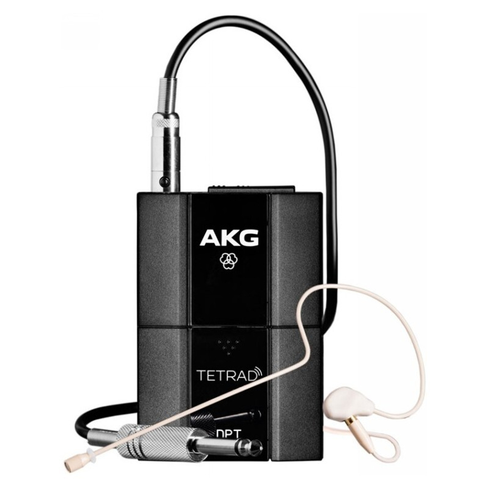 AKG DMS TETRAD Performer Set - цифровая радиосистема с поясным передатчиком + C111 LP + MKG L, диапазон 2.4 GHz