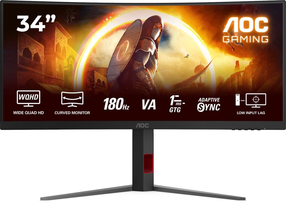 Монитор 34&amp;#34; AOC CU34G4/01 черный