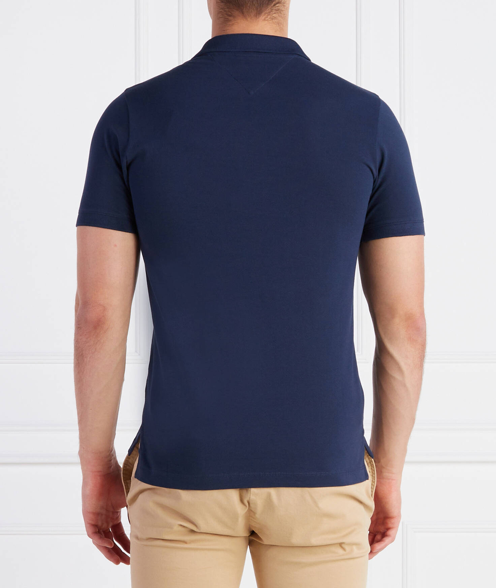 Поло PLACKET Tommy Jeans - темно-синий(DM0DM15370)