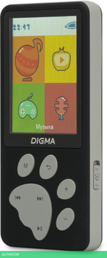 Hi-Fi плеер Digma S5 8Gb черный/серый