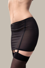 Юбка-пояс для чулок Subtlety (Размер: 46-48) (Цвет: черный)