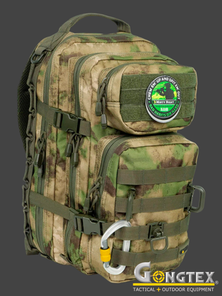 Рюкзак тактический Gongtex Small Assault II, 25 л (GB0396). Мох