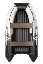 YACHTMAN-320 НДНД (Яхтман) белый-черный (лодка ПВХ нднд под мотор с усилением)