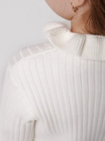 Джемпер для девочки с воланами