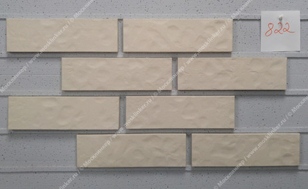 Roben - Montblanc, perlweiss, NF14, 240x14x71, рельефная - Клинкерная плитка для фасада и внутренней отделки