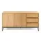 Буфет Taiana с дубовым шпоном и стальной рамой 160 x 78 см