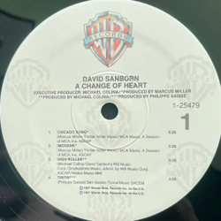 Виниловая пластинка David Sanborn ‎– A Change Of Heart LP