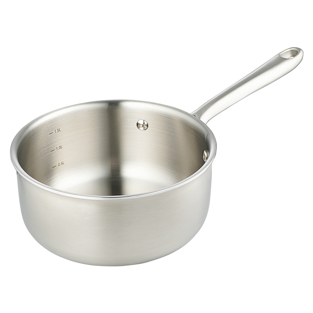 Ковш с крышкой 3ply etalon, D18 см, 1,9 л