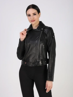 Кожаная куртка демисезонная косуха