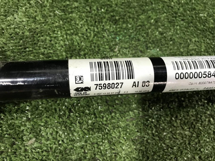 Привод передний левый BMW X3 F25 (2010-2017)