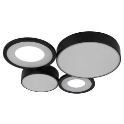 Светильник потолочный светодиодный Rivoli Aliona 6161-701 LED 87 Вт 3000 - 6000 К с пультом | Интерьерные светодиодные светильники