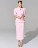 Приталенный жакет из премиального твида