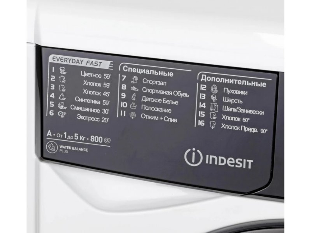 Стиральная машина Indesit EWSB 5085 BK CIS