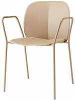 Кресло пластиковое Scab Design Mentha Go Green, тортора