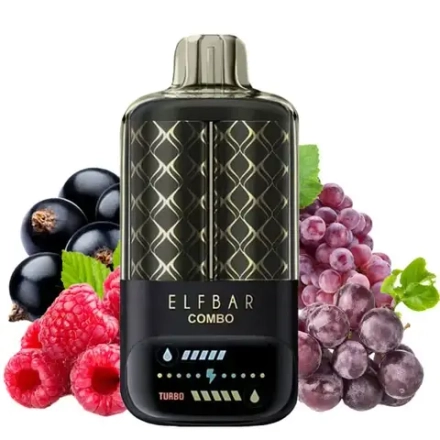 Elf Bar COMBO 25000 - Blackcurrant Raspberry Grape (5% nic)