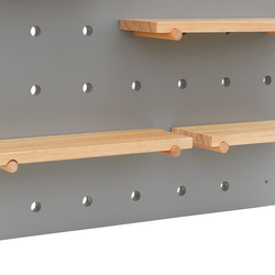 Полка настенная 60х120см Bergenson Bjorn Shely светло-серая