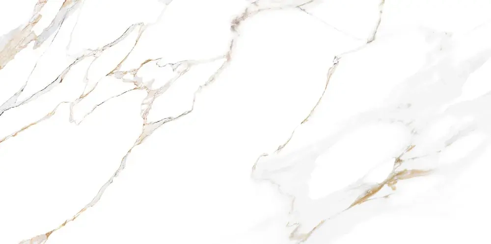 Настенная плитка ALMA Ceramica TWU09DBL004 Dublin 50x24.9 белая глянцевая под камень