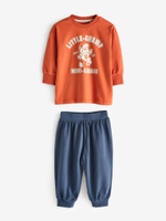 Пижама для мальчика Next 399-482, 3 шт., Зеленый, Сиреневый, Кирпичный