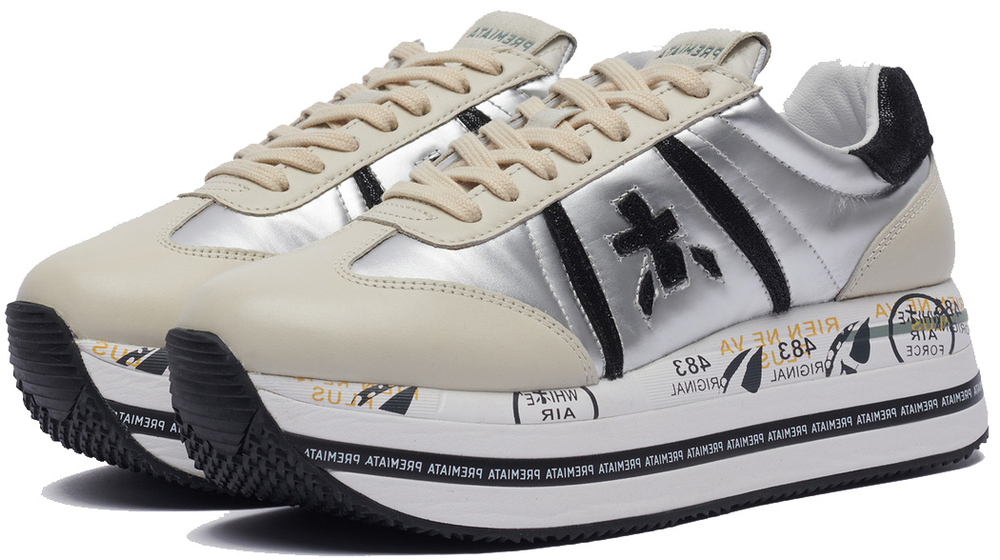 Premiata Beth 6013 серебристые