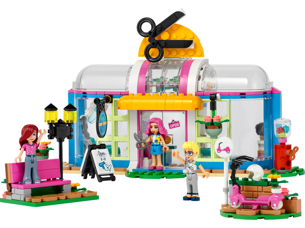 LEGO Friends 41743 — парикмахерская Хартлейк-Сити, стиль и игра