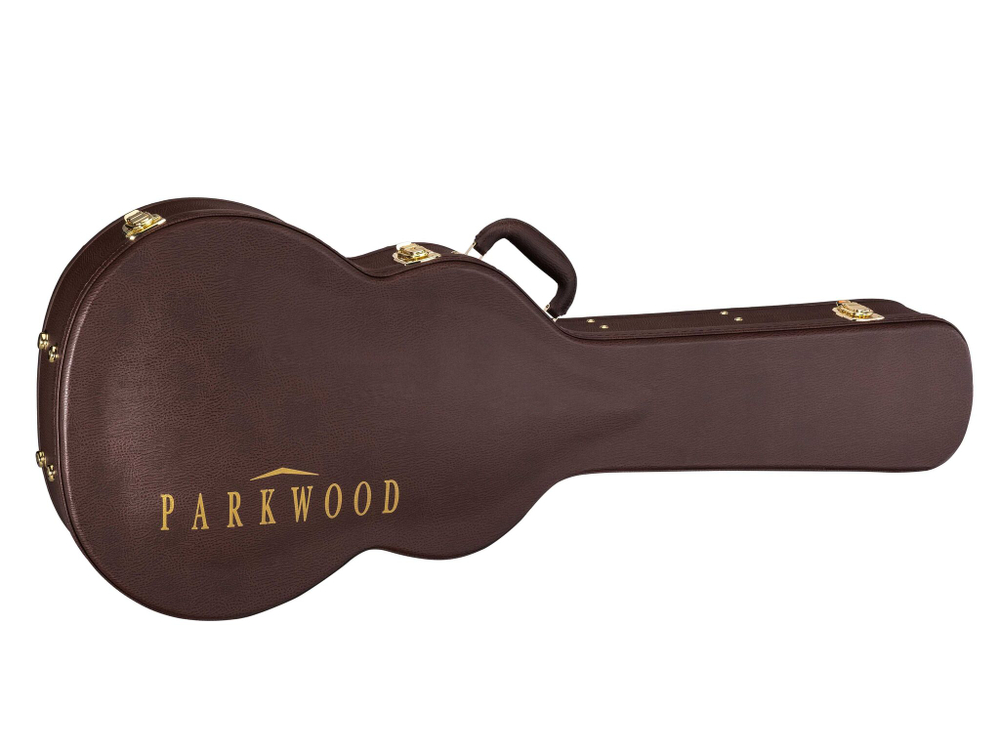 P880-WCASE-NAT Электро-акустическая гитара, цвет натуральный, с футляром, Parkwood