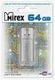 Флешка Mirex 64 GB, USB 2.0, 25 Мб/с, серебристая