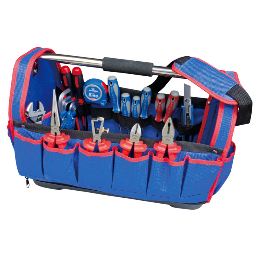 KING TONY (87711C) Сумка для инструментов, 550х285х370 мм, водонепроницаемый нейлон