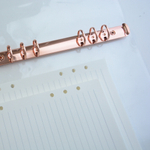 Сменный блок для блокнота, тетради на 6 колец, линия, 45 листов