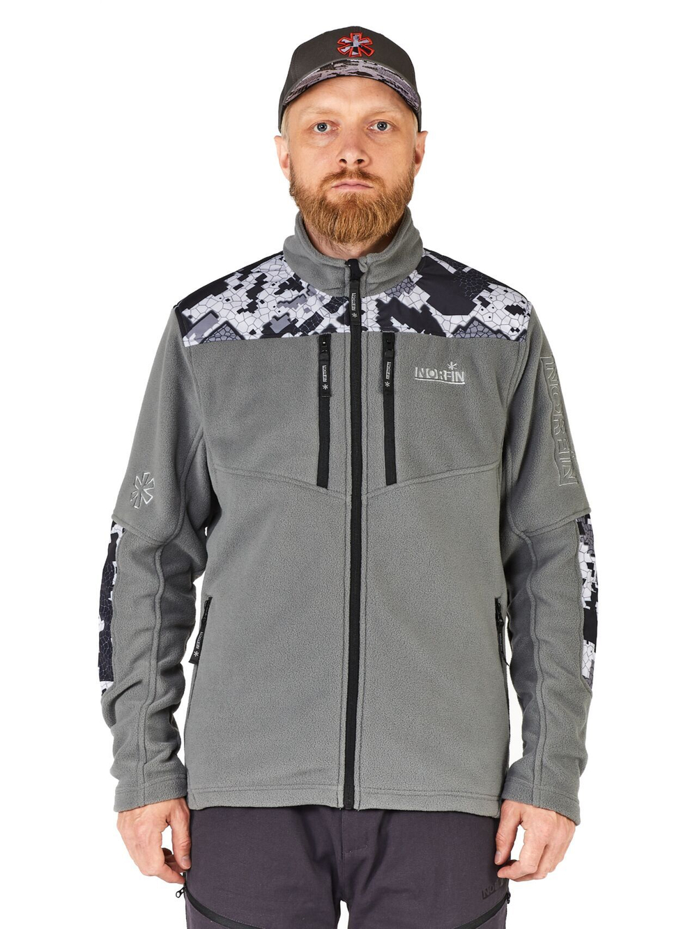 Куртка флисовая Norfin GLACIER CAMO 06 р.XXXL