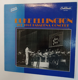 Винтажная виниловая пластинка LP Duke Ellington The 1953 Pasadena Concert (USA 1986)