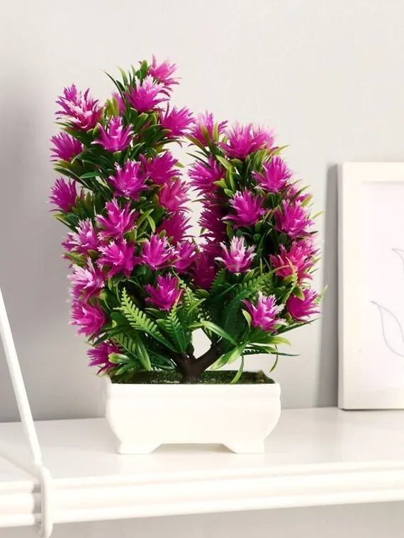 Бонсай "Деревце с цветочными ветвями" 10*5,20 см, микс