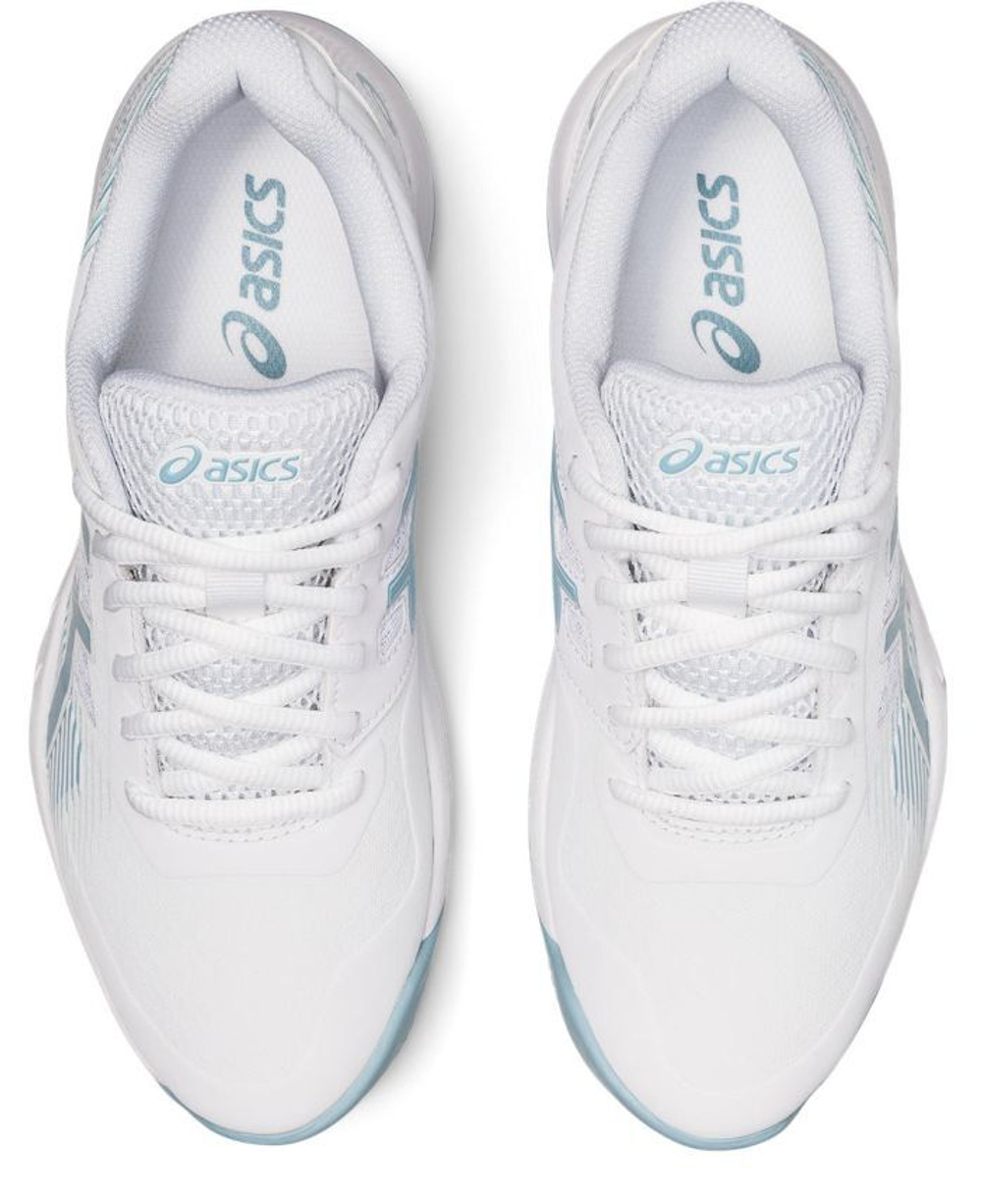 Женские Кроссовки теннисные Asics Gel-Game 8 - white/smoke blue