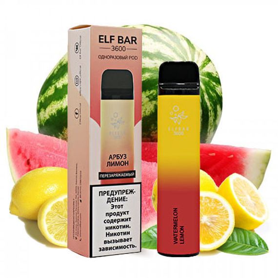 Elf Bar - Watermelon Lemon (3600, 1.6% nic)