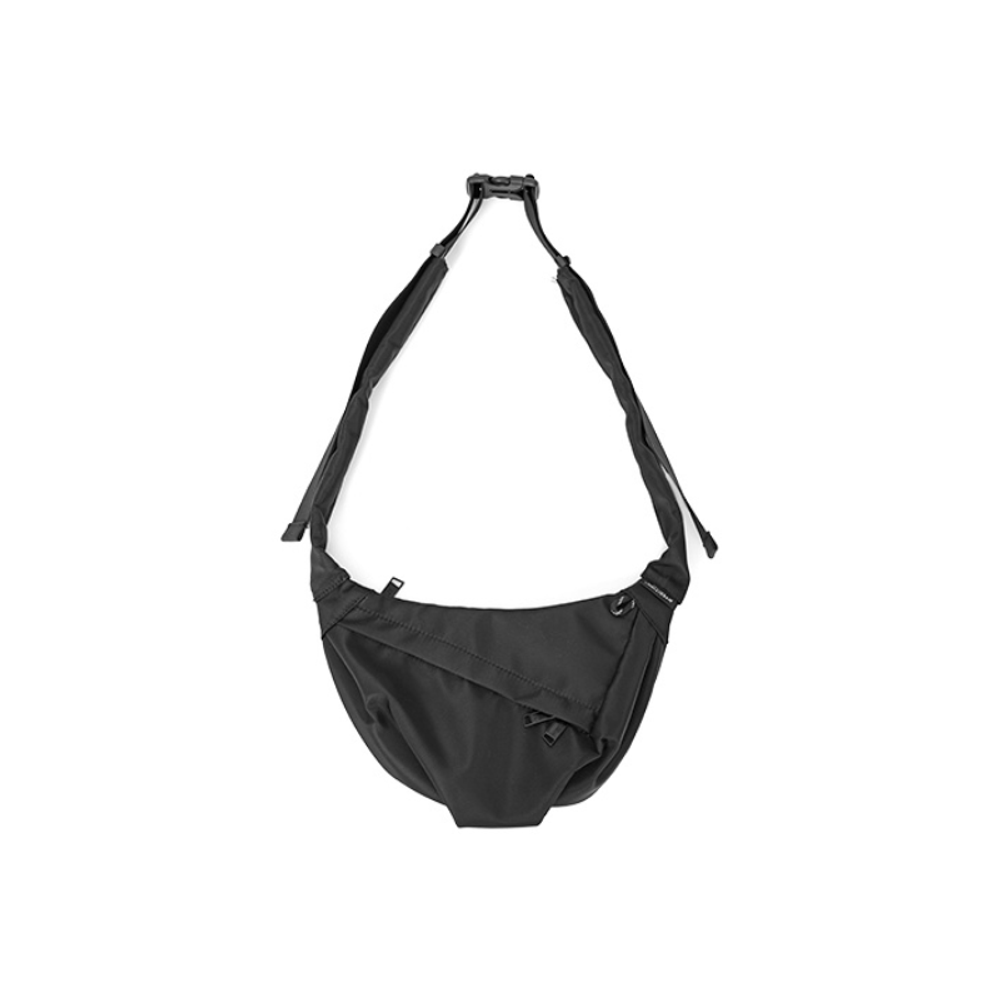 MYEDITION 2L Shoulder Bag, Cell Phone Pouch, Crossbody Bag, Outdoor Bag Nylon Black/Gray Unisex