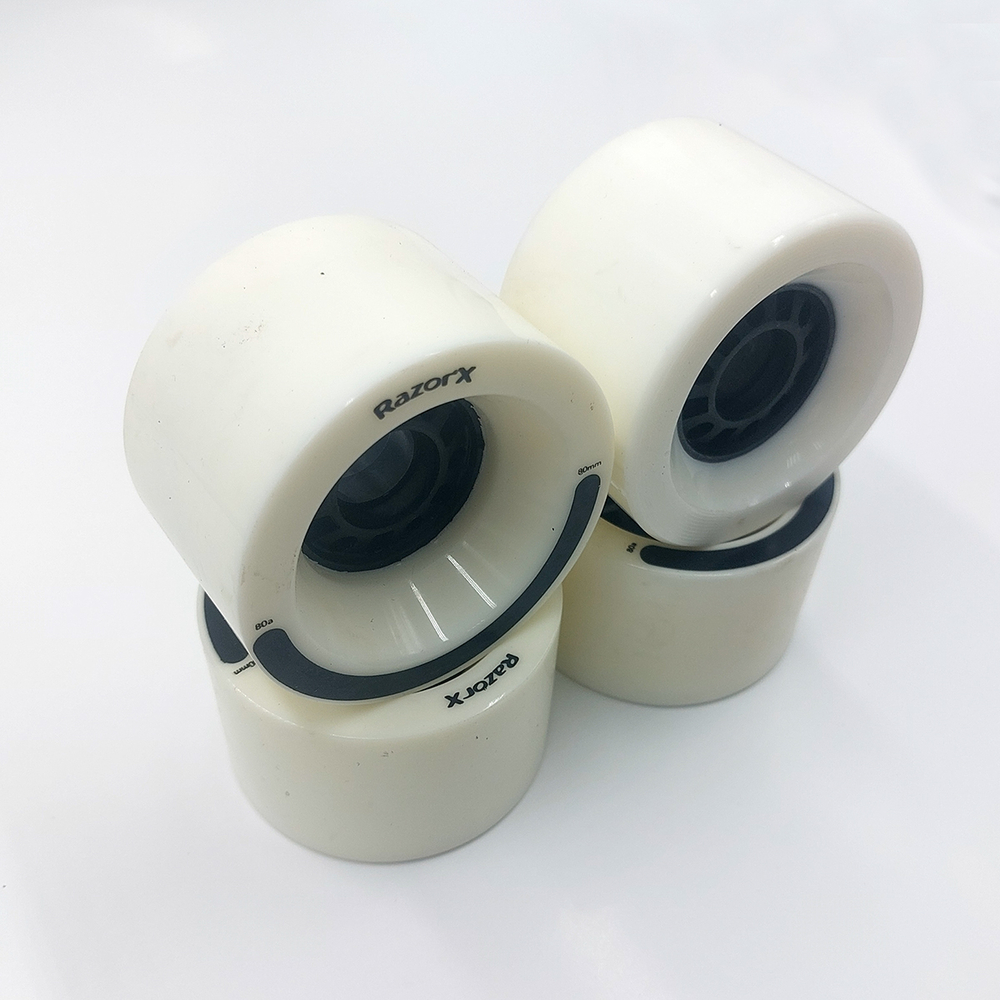 Колеса для лонгборда LDP Eagle Razor X White 80мм, 80А
