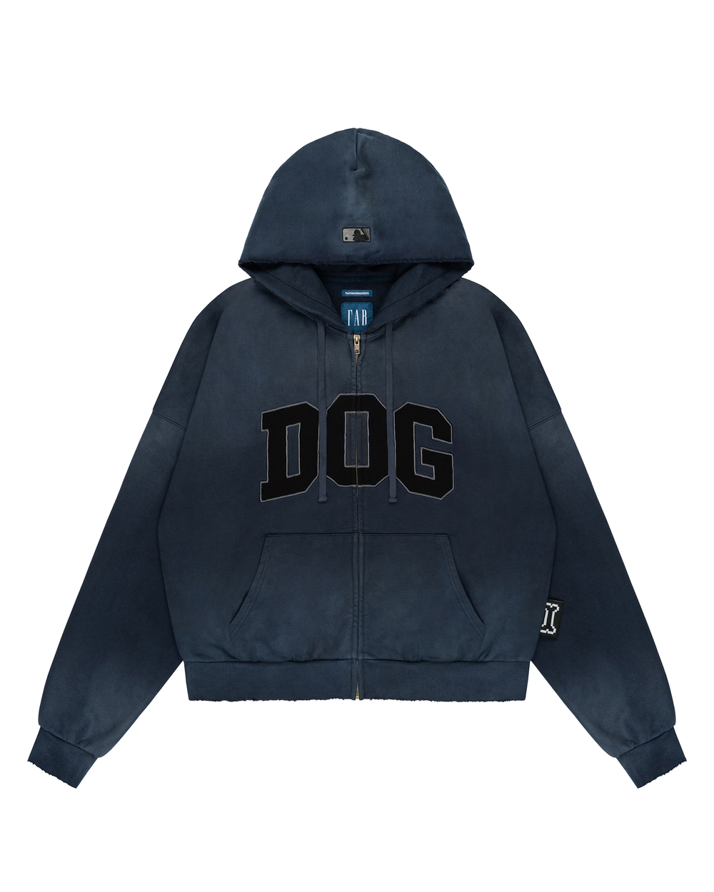 Зип-худи «DOG» кобольт