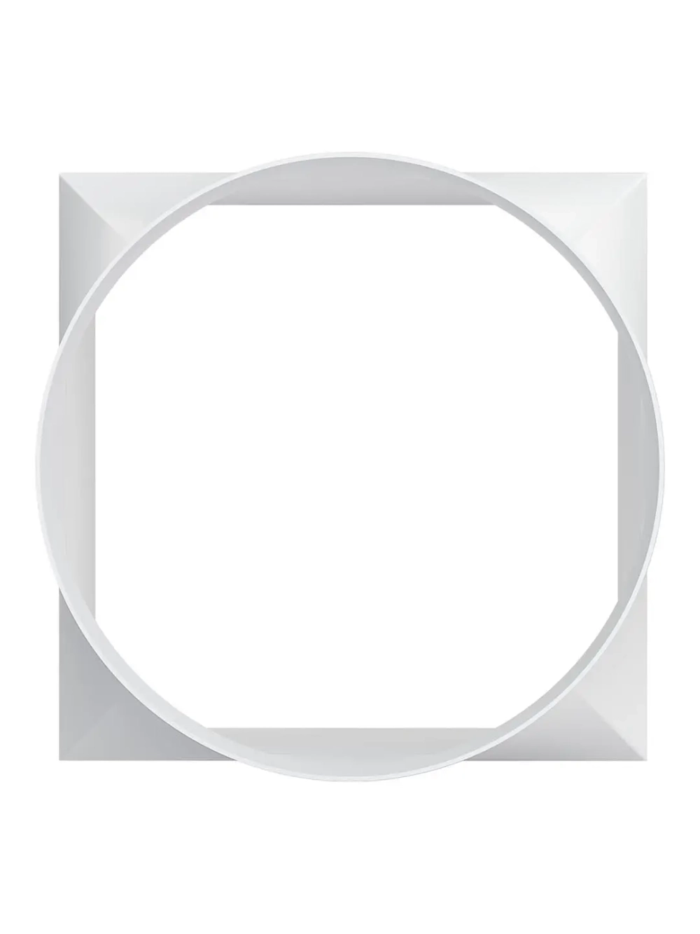 Переходник пластиковый ERA D125 мм 90° 126x126