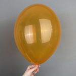 B Шар кристалл 12" / 30 см 037 оранжевый (БГ-17)