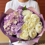 Букет пионов «Лунные пионы»