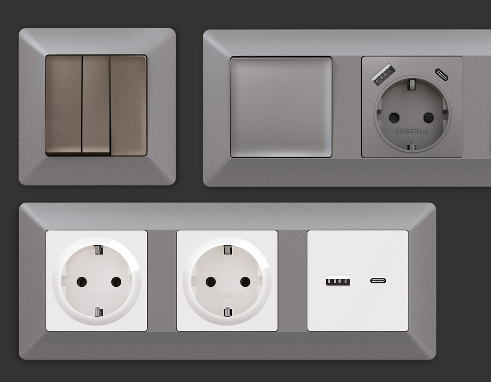 AF110502 Рамка ALFA Line (Сталь матовый) 2-ая