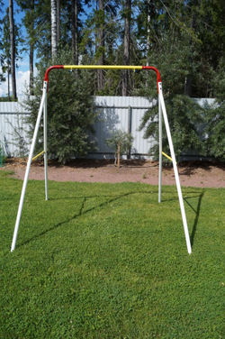 Качели-стойка детские уличные (белый)