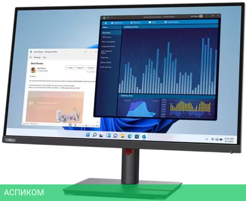 Монитор Lenovo ThinkVision T27p-30 63A9GAT1EU